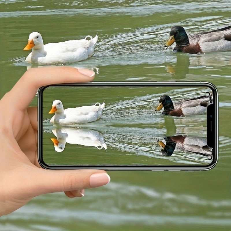 Portable Vlog Selfie Mirror - Multifunctional Rear View Selfie Mirror + Reflection Sky Realm 2-in-1 - Perfect Back View Photo, Glass Material, Easy to Carry and Use, Fixed on Phone'S Mirror, Perfect for Selfie Observatio