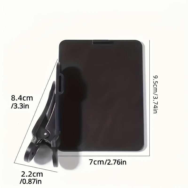 Portable Vlog Selfie Mirror - Multifunctional Rear View Selfie Mirror + Reflection Sky Realm 2-in-1 - Perfect Back View Photo, Glass Material, Easy to Carry and Use, Fixed on Phone'S Mirror, Perfect for Selfie Observatio